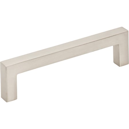 96 Mm Center-to-Center Satin Nickel Square Stanton Cabinet Bar Pull